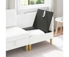 Sofa su saugojimu Audinys