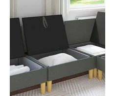 Sofa su saugojimu Audinys