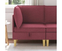 Sofa su saugojimu Audinys