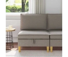 Sofa su saugojimu Audinys