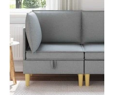 Sofa su saugojimu Audinys