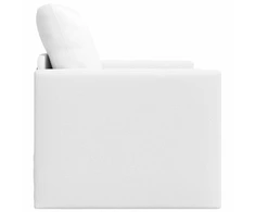 Sofa lova 60cm Balta Dirbtinė Oda