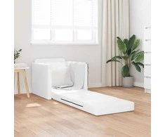 Sofa lova 60cm Balta Dirbtinė Oda