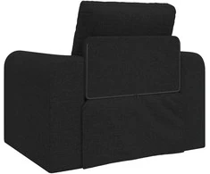 Sofa lova Juoda 98 x 71 x 83 cm audinys