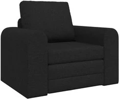 Sofa lova Juoda 98 x 71 x 83 cm audinys