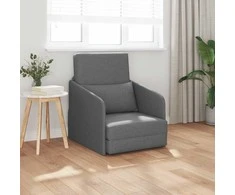 Sofa lova Tamsiai pilka 65 x 80 x 83 cm audinys