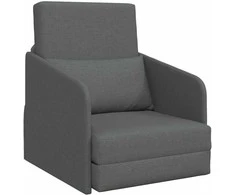 Sofa lova Tamsiai pilka 65 x 80 x 83 cm audinys