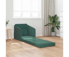 Sofa lova Tamsiai žalia 65 x 80 x 83 cm Aksomas