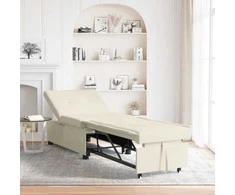 Sofa lova Kreminė 194 x 67 x 82 cm Aksomas
