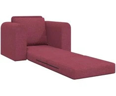Sofa lova Vyno raudona 98 x 71 x 83 cm audinys