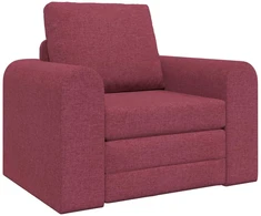 Sofa lova Vyno raudona 98 x 71 x 83 cm audinys
