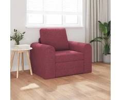 Sofa lova Vyno raudona 98 x 71 x 83 cm audinys