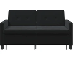 Sofa lova Juoda Audinys