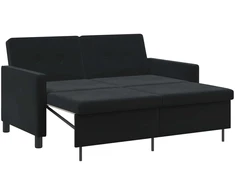 Sofa lova Juoda Audinys
