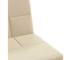 Sofa-lova su puodelių laikikliais, kreminės spalvos, audinys