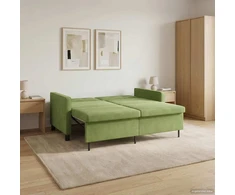 Sofa lova Šviesiai žalia Audinys