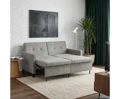 Sofa lova Šviesiai žalia Audinys
