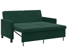 Sofa lova Tamsiai žalia Audinys