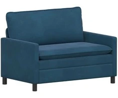 Sofa Mėlyna 126 x 81 x 87,5 cm Aksomas