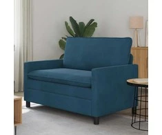Sofa Mėlyna 126 x 81 x 87,5 cm Aksomas