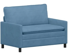 Sofa Mėlyna 126 x 81 x 87,5 cm Audinys