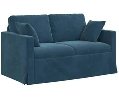 Sofa Mėlyna 138 x 78 x 80 cm Aksomas