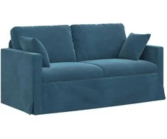 Sofa Mėlyna 158 x 78 x 80 cm Aksomas