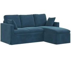 Sofa Mėlyna 178 x 134 x 80 cm Aksomas