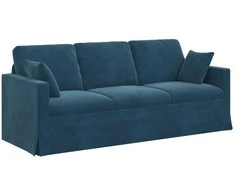 Sofa Mėlyna 198 x 78 x 80 cm Aksomas