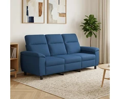 Sofa Mėlyna 214 x 90 x 95 cm Audinys