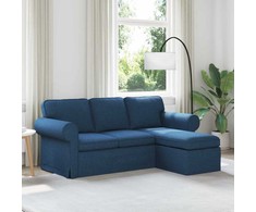 Sofa Mėlyna 195 x 138 x 80 cm audinys