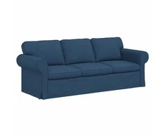 Sofa Mėlyna 215 x 82 x 80 cm Metalas