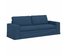 Sofa Mėlyna 222 x 80 x 82 cm Metalas