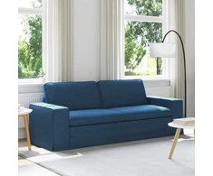 Sofa Mėlyna 222 x 80 x 82 cm Metalas