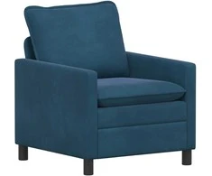 Sofa Mėlyna 76 x 81 x 87,5 cm Aksomas