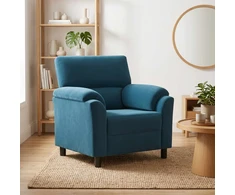 Sofa Mėlyna 94 x 85 x 93 cm Aksomas