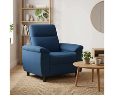 Sofa Mėlyna 95 x 90 x 95 cm Audinys