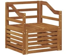 Lauko sofa Kietos akacijos mediena Natūrali