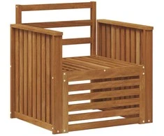 Lauko sofa Kietos akacijos mediena Natūrali