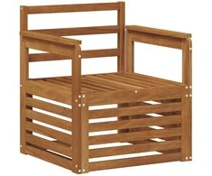 Lauko sofa Kietos akacijos mediena Natūrali