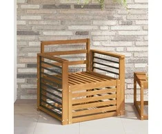 Lauko sofa Kietos akacijos mediena Natūrali