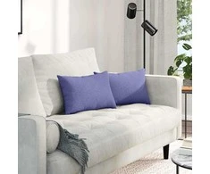 Sofa Pagalvės 2 pcs Džinsinės mėlynos 50 x 30 cm audinys