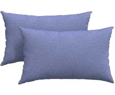 Sofa Pagalvės 2 pcs Džinsinės mėlynos 50 x 30 cm audinys
