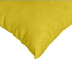 Sofa Pagalvės 2 pcs Geltona 50 x 50 cm Kordūrinis audinys
