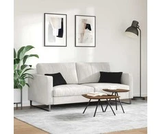 Sofa Pagalvės 2 vnt. audinys Juoda 50 x 30 cm