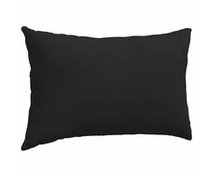 Sofa Pagalvės 2 pcs Juoda 50 x 30 cm audinys