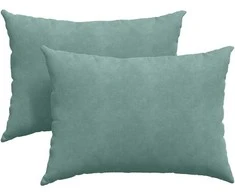 Sofa Pagalvės 2 pcs Jūrinė žalia 70 x 50 cm Kordūrinis audinys