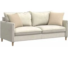 Sofa Pagalvės 2 pcs Kreminė 45 x 45 cm audinys