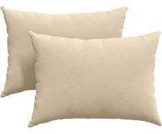 Sofa Pagalvės 2 pcs Kreminė 70 x 50 cm audinys