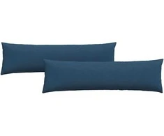 Sofa Pagalvės 2 pcs Mėlyna 145 x 40 cm audinys